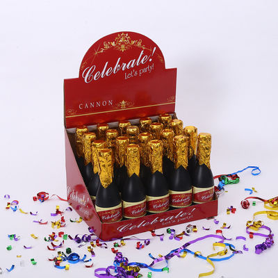 Logotipo personalizado Botella de champán Popper de fiesta El mejor accesorio de celebración del año