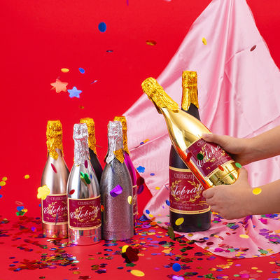 Logotipo personalizado Botella de champán Popper de fiesta El mejor accesorio de celebración del año