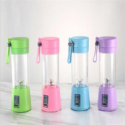 Mezclador de jugos eléctrico portátil compacto de 380 ml para mezclar frutas en la cocina doméstica