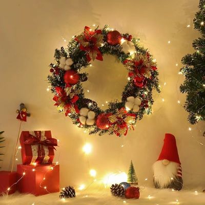 Cuerdas de madera de madera y plástico para decoraciones de Navidad al aire libre
