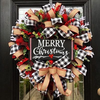 Cuerdas de madera de madera y plástico para decoraciones de Navidad al aire libre