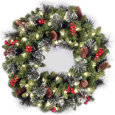 Cuerdas de madera de madera y plástico para decoraciones de Navidad al aire libre