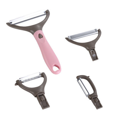4 Pcs Kitchen Gadget Set Peelers multifuncionales para pelar papas en el restaurante