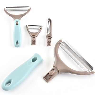 4 Pcs Kitchen Gadget Set Peelers multifuncionales para pelar papas en el restaurante