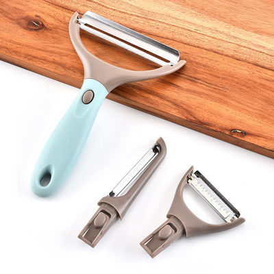 4 Pcs Kitchen Gadget Set Peelers multifuncionales para pelar papas en el restaurante