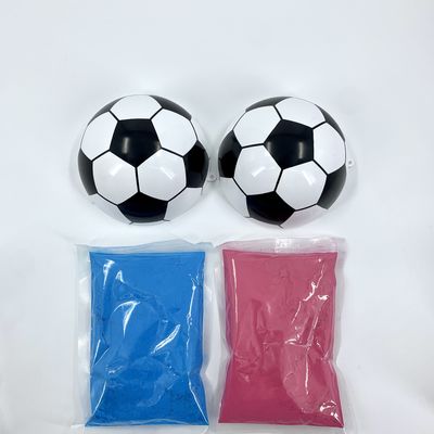 Revelando el género Requisitos Confetti relleno de polvo 14*14*14cm Fútbol para celebraciones de bebés