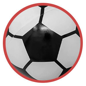 Revelando el género Requisitos Confetti relleno de polvo 14*14*14cm Fútbol para celebraciones de bebés