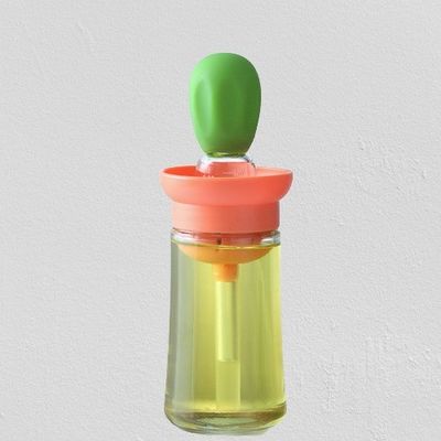 Botella de vidrio superior de aceite y vinagre de oliva para la cocina 6.45 * 20cm