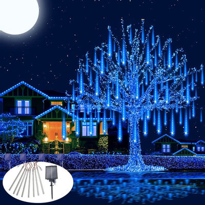 Luces de cuerda LED de hadas de lluvia que cae en diseño de cubo para la decoración del hogar de la fiesta de vacaciones