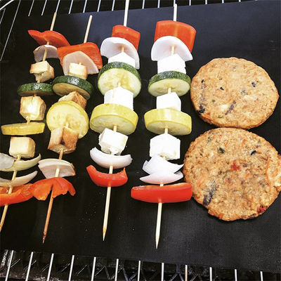 No adhesivo BBQ Parrilla Almohada hornear Almohada a prueba de fuego Carbón de fibra de vidrio Herramientas de huevo para cocinar
