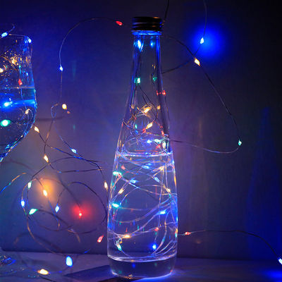 7/22/32m LED resistente al agua del cable de cobre solar luces del árbol de Navidad con material de PVC cálido