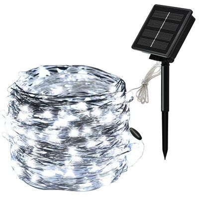 7/22/32m LED resistente al agua del cable de cobre solar luces del árbol de Navidad con material de PVC cálido