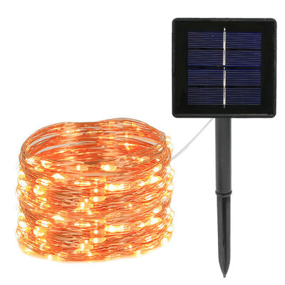 7/22/32m LED resistente al agua del cable de cobre solar luces del árbol de Navidad con material de PVC cálido