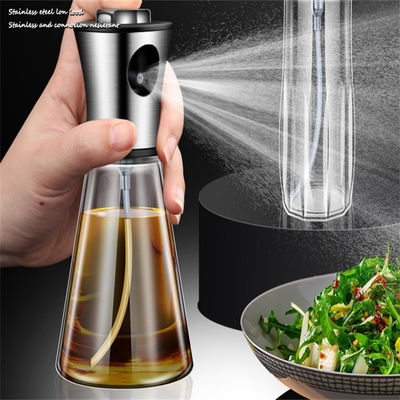200 ml Sprayer de aceite de oliva de vidrio Botella de vinagre para cocinar ensalada utensilios de cocina de barbacoa