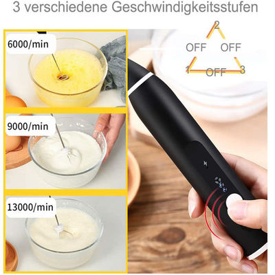 Sostenible recargable Usb Eléctrico Leche Espuma Logotipo personalizado Mezclador automático de café