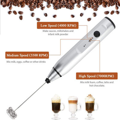 Sostenible recargable Usb Eléctrico Leche Espuma Logotipo personalizado Mezclador automático de café