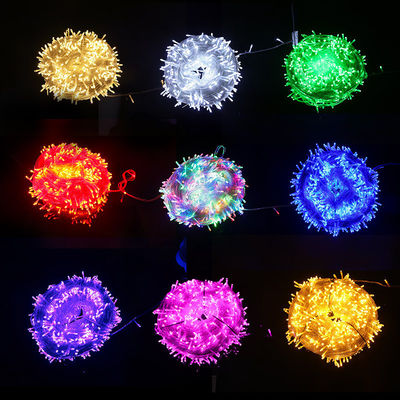 10 metros LED de Navidad Luces de Navidad para decoraciones navideñas Fuente de alimentación enchufable