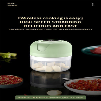 Venta directa de la máquina eléctrica de trituración de ajo inalámbrico para cortadores de frutas y verduras