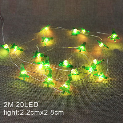 Luces de Navidad LED rojas Muñeco de nieve de cuerda Papá Noel Estrella Producto decorativo navideño