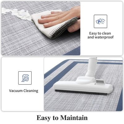 Alfombra antideslizante impermeable para la cocina, oficina y baño de diseño largo de material de PVC