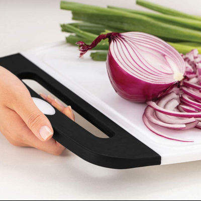 Logotipo personalizado de cocina antiderrapante 3 PCS Bloques de corte de plástico para cortadores de verduras