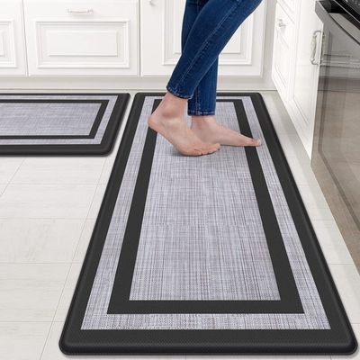 Alfombra de cocina con almohadilla impermeable de PVC alfombras suaves antideslizantes para el lavabo de la casa oficina