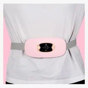 Alivio del dolor de calambre almohadilla de calentamiento menstrual inteligente con modelo recargable y cinturón de masaje