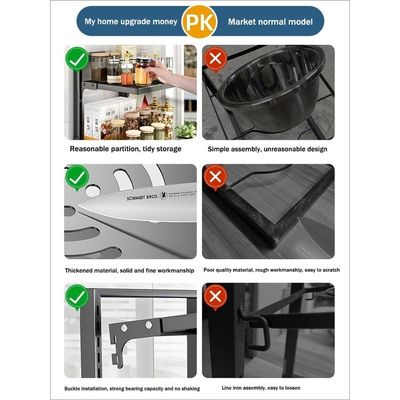 Organizador de lavabo de cocina negro para almacenamiento ajustable