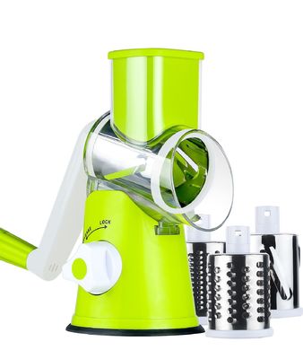 Mejor vendedor de frutas y hortalizas Grater rotativo Cortador de multifunción de acero inoxidable
