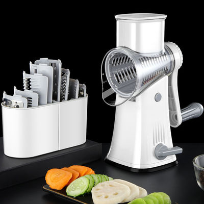 Herramientas de cocina sostenibles 5 en 1 Gratadoras rotativas para cortar y rebar verduras