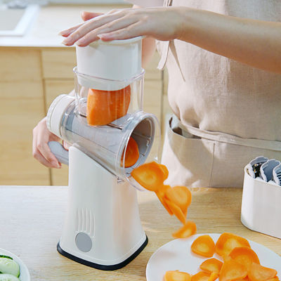 Herramientas de cocina sostenibles 5 en 1 Gratadoras rotativas para cortar y rebar verduras