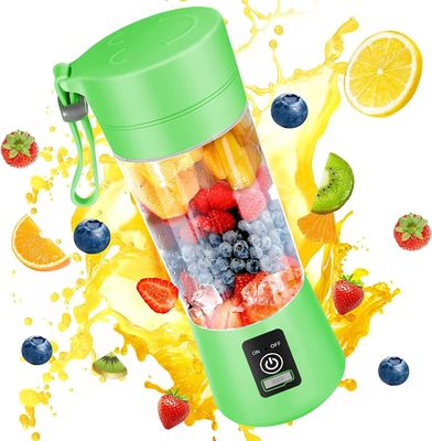 PC de silicona eléctrica Mini botella de hielo mezclador de casa USB 2/4/6 cuchillas máquina de jugo de taza