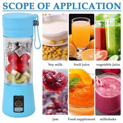 380 ml de capacidad Mini mezclador USB recargable jugo de frutas jugo portátil copa para el hogar
