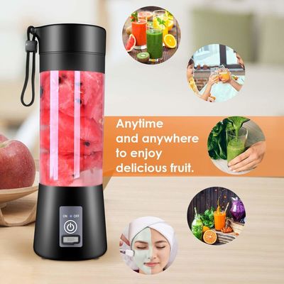 Juguetería eléctrica Liquidificador portátil Blender máquina de jugo USB extractor personal de frutas