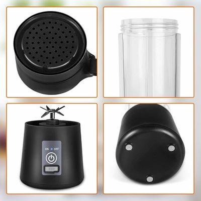 2/4/6 Cuchillas Mini USB Recargable mezclador y mezclador para el zumo verde portátil