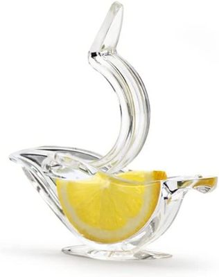 Compuesto portátil transparente de acrílico manual de frutas zumo de limón de mano zumo de limón exprimir pájaro