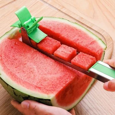 Cosechador de sandía de acero inoxidable para cubos de jugo refrescantes