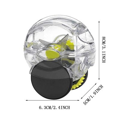 Presión de ajos de plástico triturador de chopper aparatos de cocina 6.3 * 5.0 * 8.0 cm aceptable