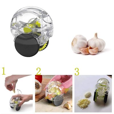 Presión de ajos de plástico triturador de chopper aparatos de cocina 6.3 * 5.0 * 8.0 cm aceptable