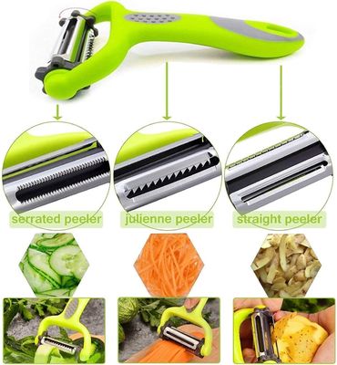 Inicio Cocina Acero inoxidable fruta manzana papa rotativa zanahoria vegetales pelador giratorio