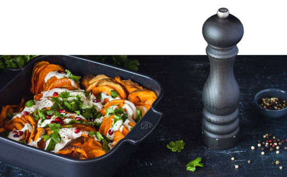 Botella de molino de sal y pimienta de núcleo cerámico grueso para cocinar gourmet