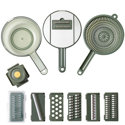 12 en 1 Cortador de hortalizas manual multifuncional Cortador de hortalizas para hortalizas y frutas verdes