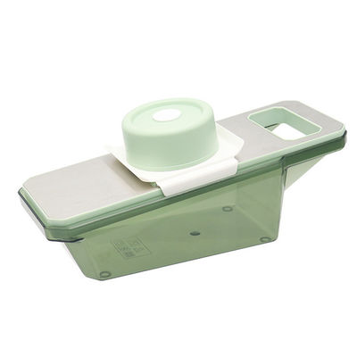 Cortador de verduras de acero inoxidable verde menta perfecto para la preparación rápida y fácil de las comidas