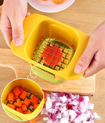 Conveniente cortador de verduras de mano perfecto para prensar ajo y otras verduras