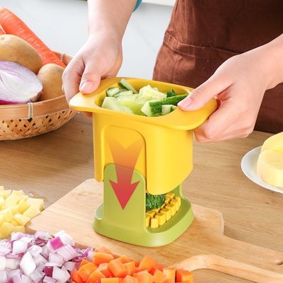 Conveniente cortador de verduras de mano perfecto para prensar ajo y otras verduras