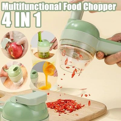 ABS PP PC Chopper de vegetales de acero inoxidable con triturador de carne y triturador de ajo