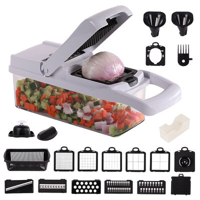 Transforma tus verduras con el cortador de verduras multifuncional de mandolina 22 en 1