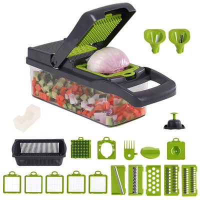 Transforma tus verduras con el cortador de verduras multifuncional de mandolina 22 en 1