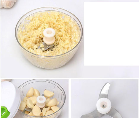 Mini Manual Vegetales Frutas Ajo jengibre cebolla Meat Shredder mano Tirar Chopper Frutas