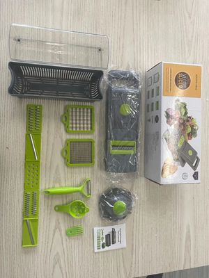 El logotipo personalizado del cortador de verduras portátil cortador de grasa para cocina multifuncional Prep